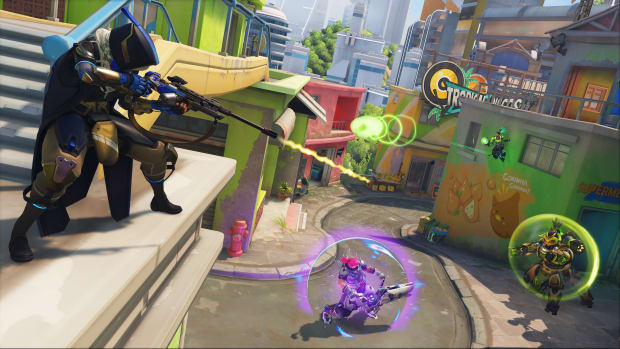 Ana sniper gameplay Overwatch 2